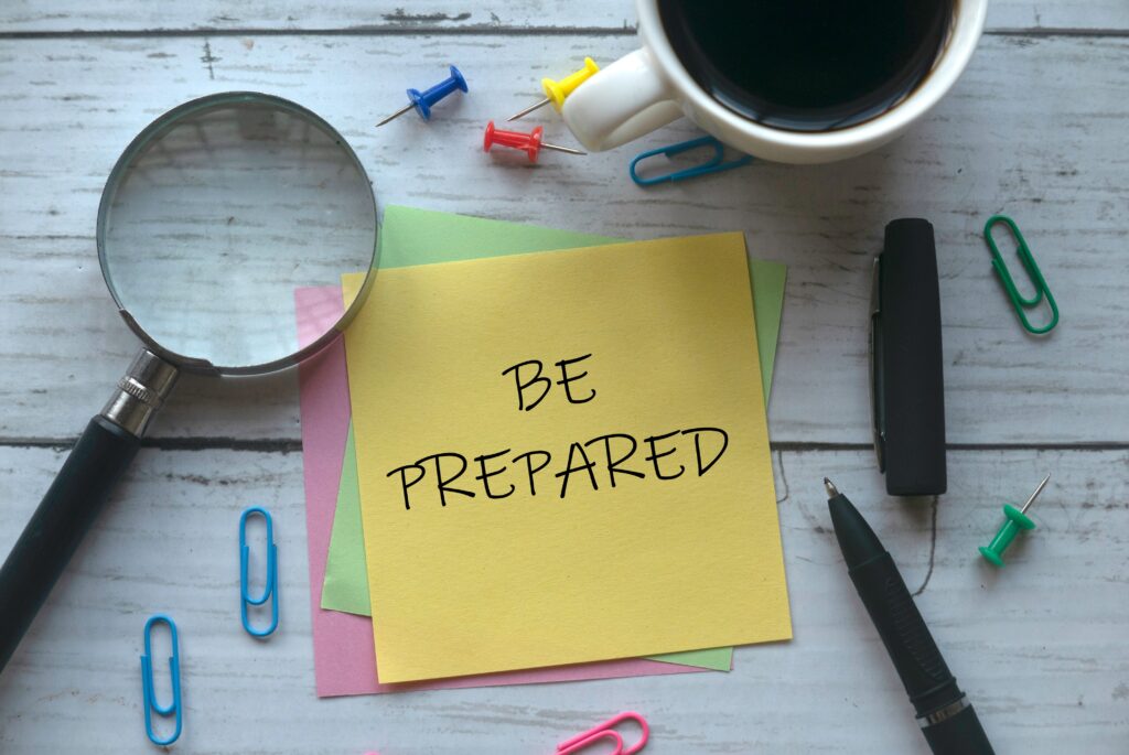 Always be Prepare